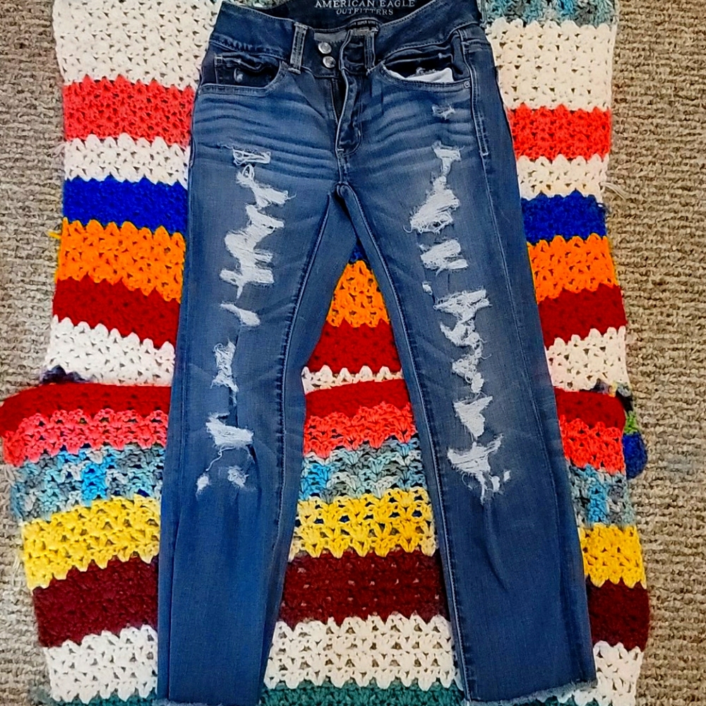 American eagle outfitters superr super stretch